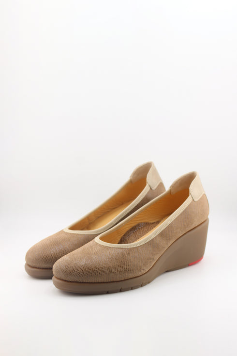 DFC Relax Textured Wedge Slip-On Loafers